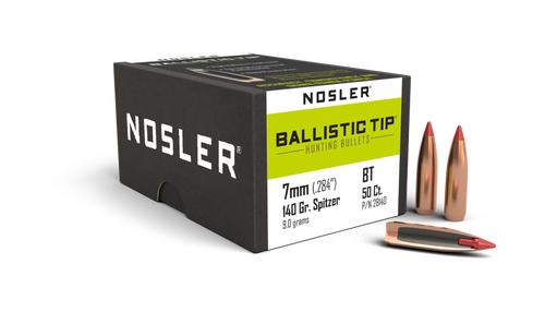 NOSLER 7MM (.284") 140 GR BALLISTIC TIP | 50 PACK