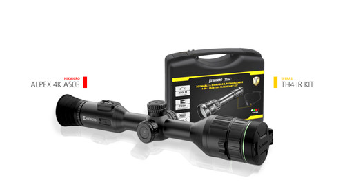 HIKMICRO ALPEX 4K A50EL 850 NM ILLUM IR 3840x2160 KIT WITH SPERAS TORCH