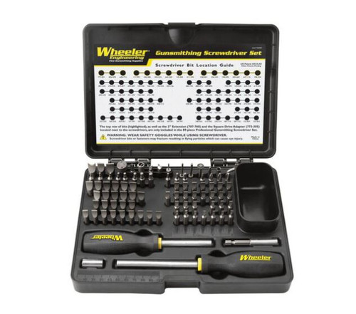 WHEELER 89 PIECE PROFESSIONAL GUNSMITHING SCREWDRIVER SET