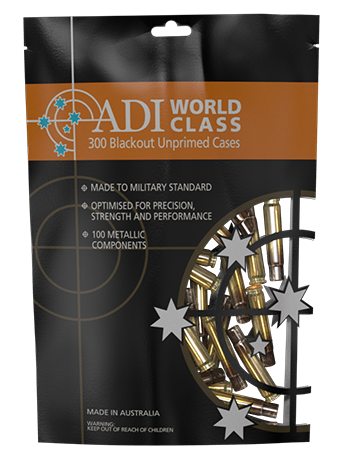 ADI .300 BLACKOUT UNPRIMED CASES | 100 PACK | The Outpost - Arms and ...