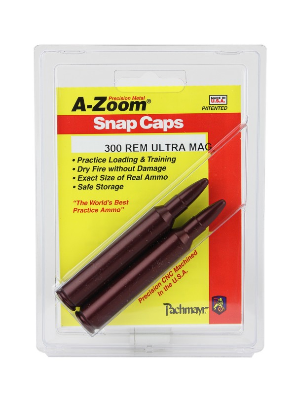 A-ZOOM SNAP CAPS 2 PACK | .300 REMINGTON ULTRA MAGNUM A-ZOOM SNAP CAPS 2 PACK | .300 REMINGTON ULTRA MAGNUM