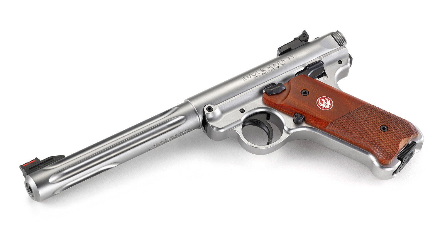 RUGER MKIV HUNTER STAINLESS .22LR 