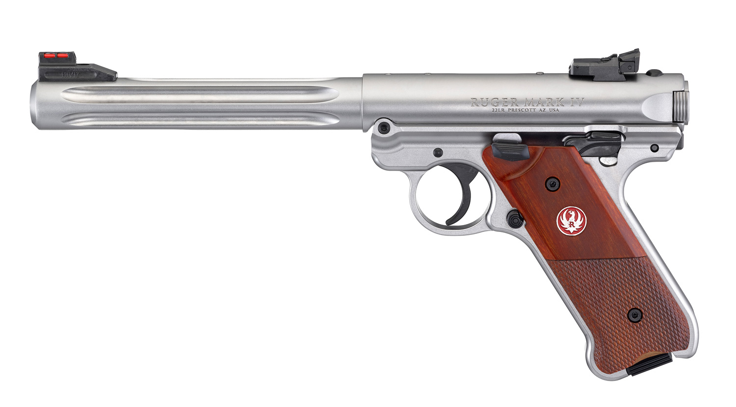 RUGER MKIV HUNTER STAINLESS .22LR 