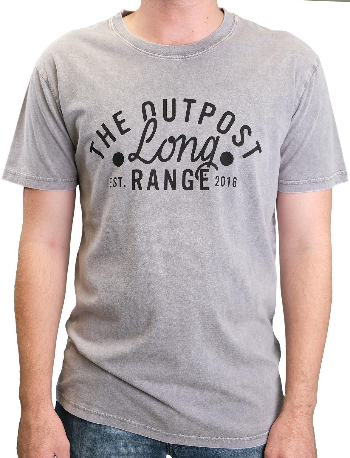 THE OUTPOST LONG RANGE TEE | STONE WASH GREY