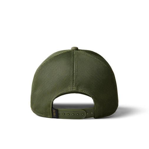 YETI OLIVE ON OLIVE PATCH TRUCKER HAT