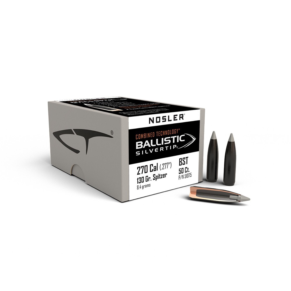 NOSLER .270 CAL (.277) 130GR BST | 50PK