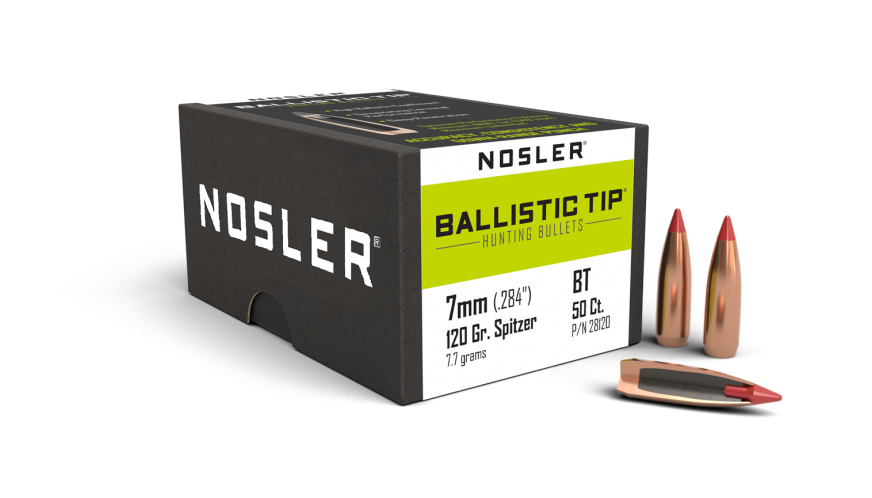 NOSLER 7MM (.284") 120 GR BALLISTIC TIP | 50 PACK