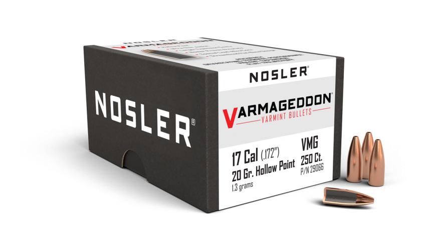 NOSLER .17 CALIBRE (.172") 20GR FBHP VARMAGEDDON | 250 PACK
