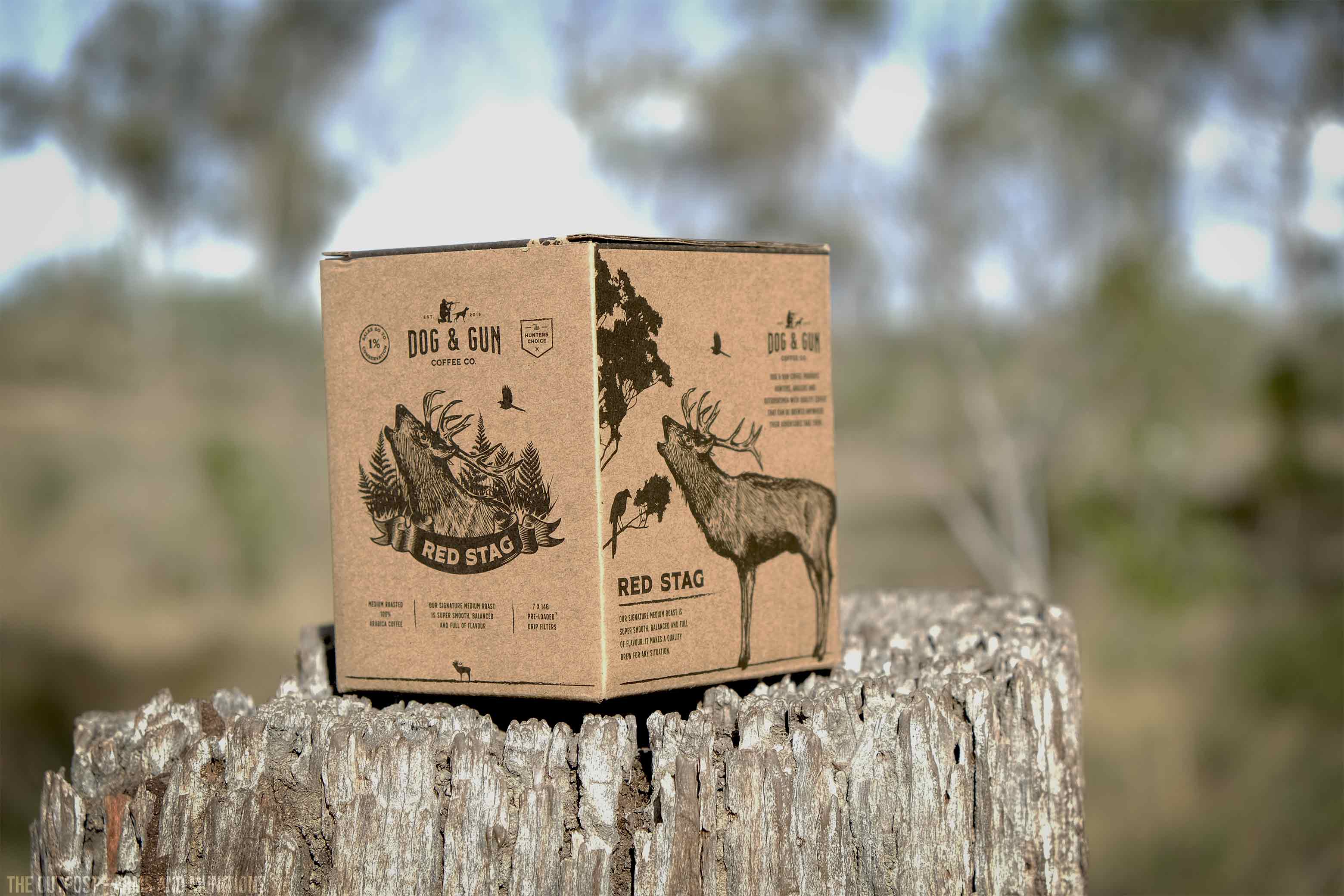 DOG AND GUN COFFEE RED STAG MEDIUM ROAST | 7 PACK