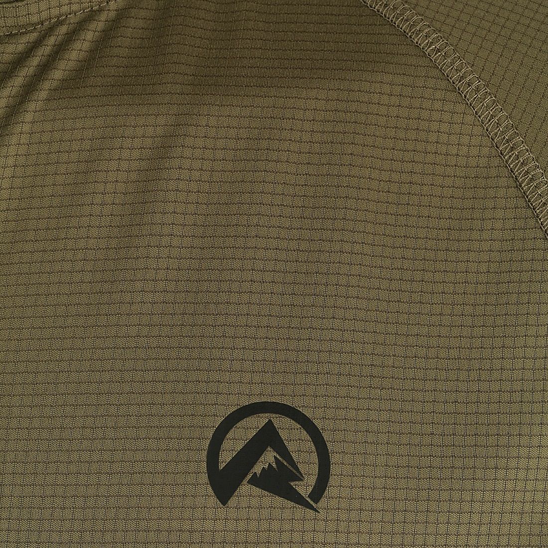 RIDGELINE MEN'S PERFORMANCE ZIP TOP DARK KHAKI RIDGELINE MEN'S PERFORMANCE ZIP TOP DARK KHAKI