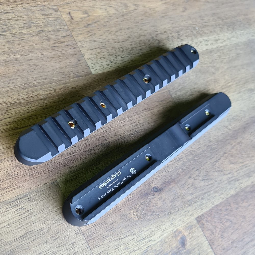 DANGER NOODLE CZ 457 PICATINNY RAIL 30MOA DANGER NOODLE CZ 457 PICATINNY RAIL 30MOA