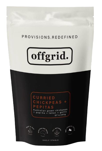 OFFGRID. PROVISIONS | CURRIED CHICKPEAS & PEPITAS
