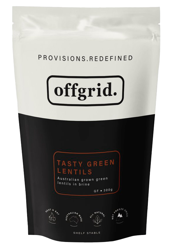 OFFGRID. PROVISIONS | TASTY GREEN LENTILS