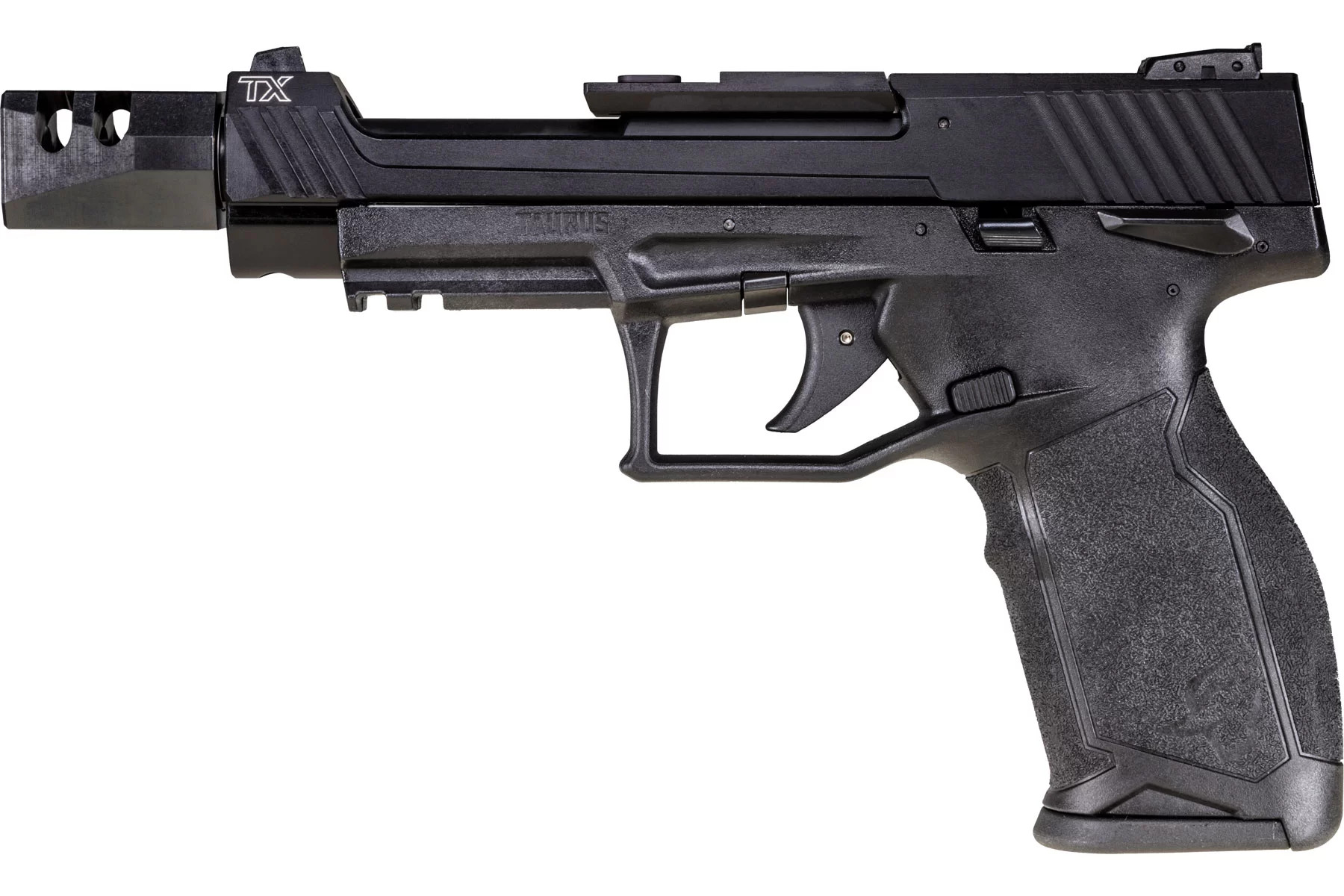 Taurus TX-22 Competition SCR, rimfire, semi-automatic handgun sold by The Outpost - Arms and Munition in Australia.   Taurus TX-22 Competition SCR, rimfire, semi-automatic handgun sold by The Outpost - Arms and Munition in Australia.