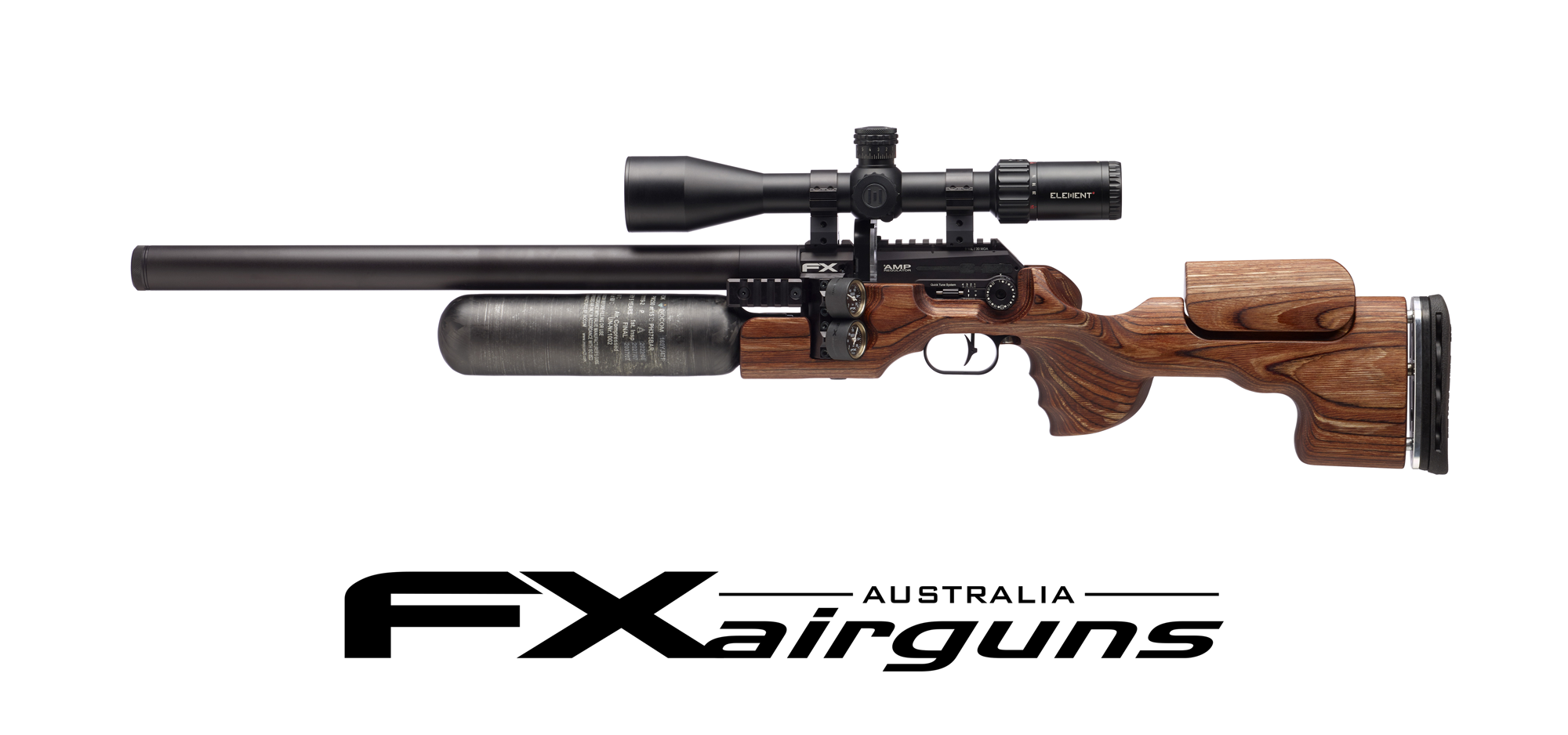 FX KING 500MM .177 AIR RIFLE BROWN