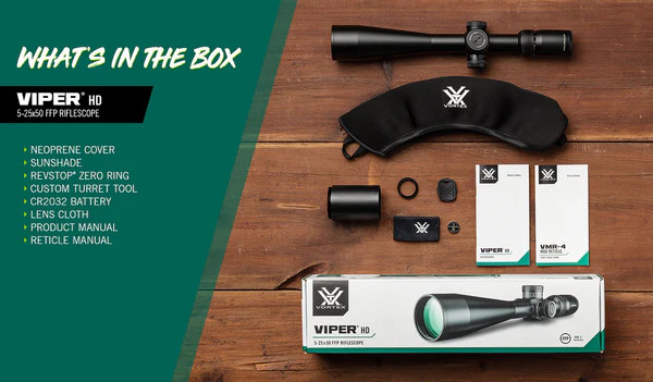 VORTEX VIPER HD 5-25X50 SFP VMR-3