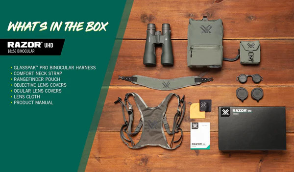 VORTEX RAZOR UHD 18X52 BINOCULAR