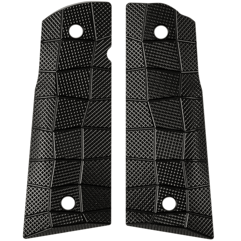 LOK GRIPS 1911 GRIDLOK FS STD BEVEL + BLACK SCREWS LOK GRIPS 1911 GRIDLOK FS STD BEVEL + BLACK SCREWS