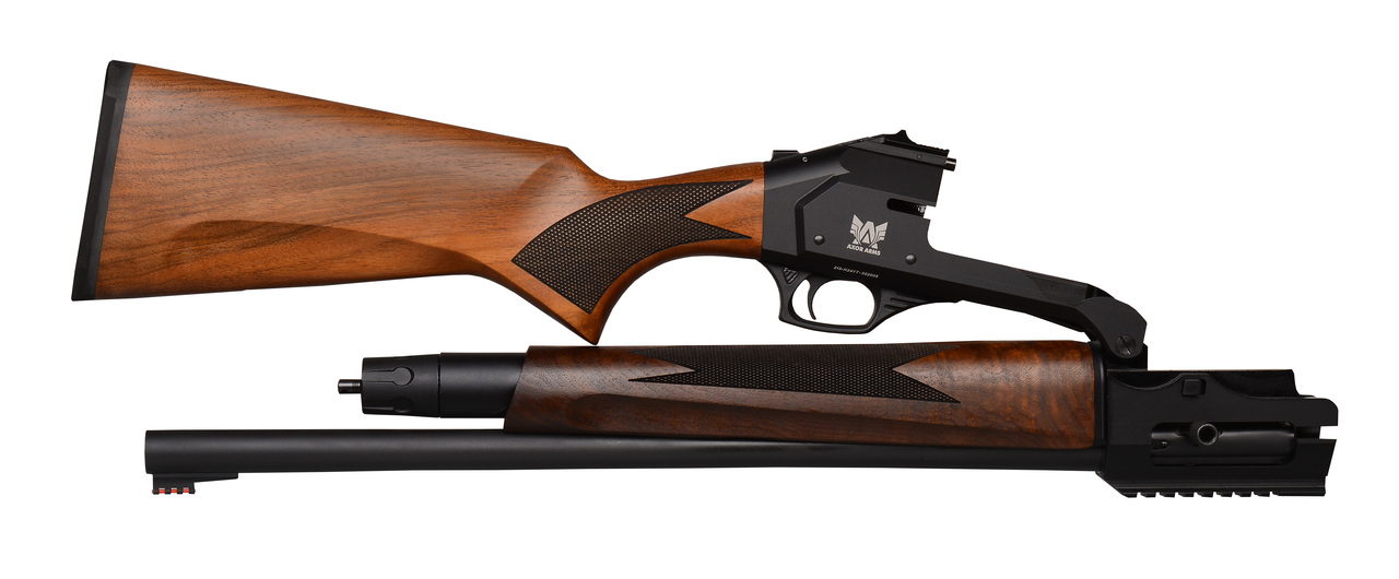 AXOR ARMS BUSHPIG 12G 5+1 BLACK/ WALNUT STOCK AXOR ARMS BUSHPIG 12G 5+1 BLACK/ WALNUT STOCK