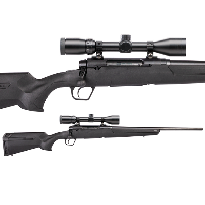 SAVAGE AXIS BLUED PACKAGE 223 REM 22 INCH WITH A 3-9x40 SCOPE