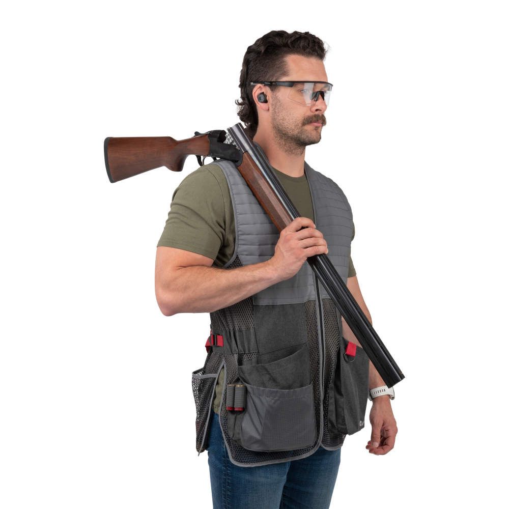 ALLEN COMPETITOR SHOOTING VEST AMBI MED / LGE GREY