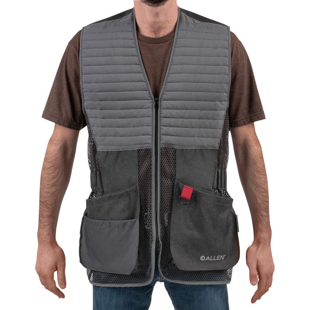 ALLEN COMPETITOR SHOOTING VEST AMBI MED / LGE GREY