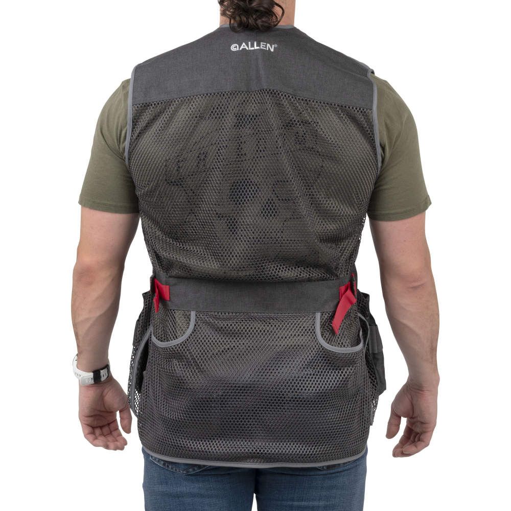 ALLEN COMPETITOR SHOOTING VEST AMBI MED / LGE GREY