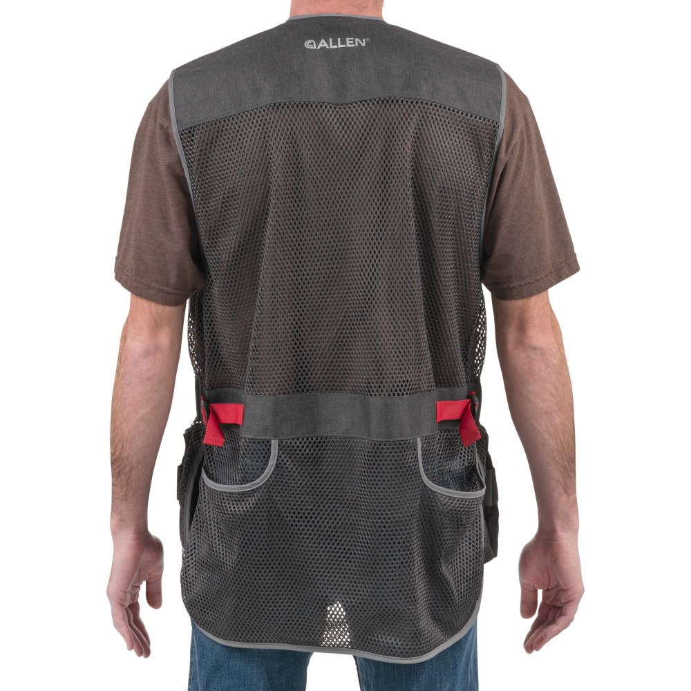 ALLEN COMPETITOR SHOOTING VEST AMBI MED / LGE GREY