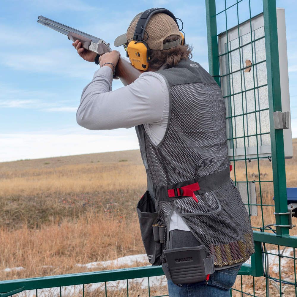 ALLEN COMPETITOR SHOOTING VEST AMBI XL / 2XL GREY ALLEN COMPETITOR SHOOTING VEST AMBI XL / 2XL GREY