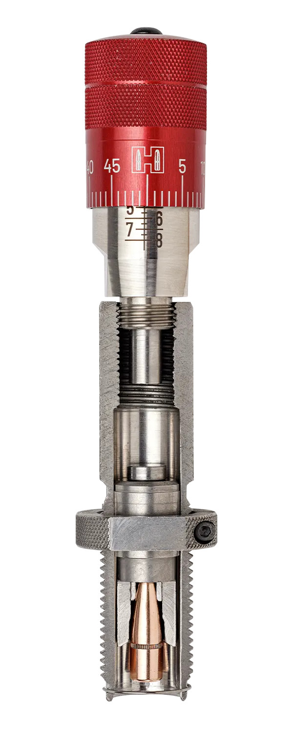 HORNADY DIE SET 25 CM (.257) MATCH GRADE WITH CLICK ADJUST MICROMETER