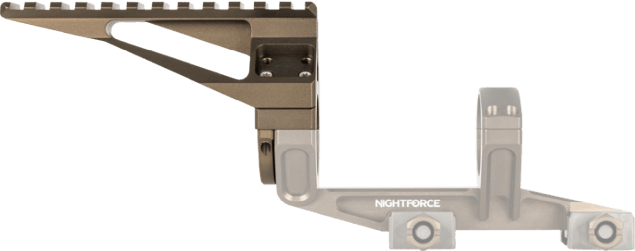 NIGHTFORCE RAIL ACCESSORY PLATFORM - IMPROVED 30MM - DARK EARTH
