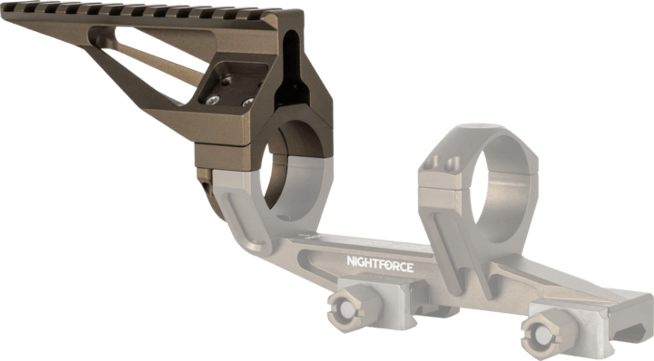 NIGHTFORCE RAIL ACCESSORY PLATFORM - IMPROVED 30MM - DARK EARTH