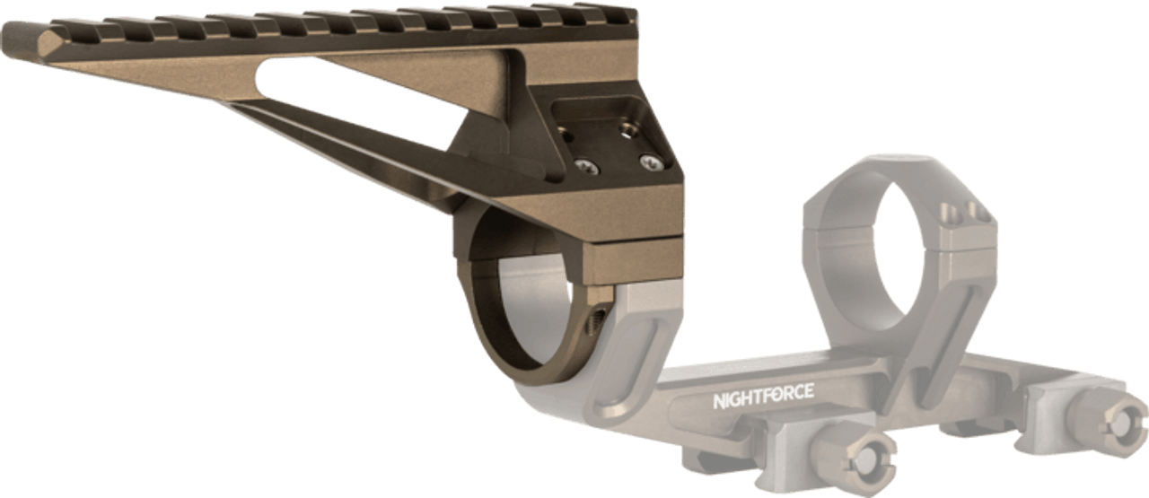 NIGHTFORCE RAIL ACCESSORY PLATFORM - IMPROVED 30MM - DARK EARTH