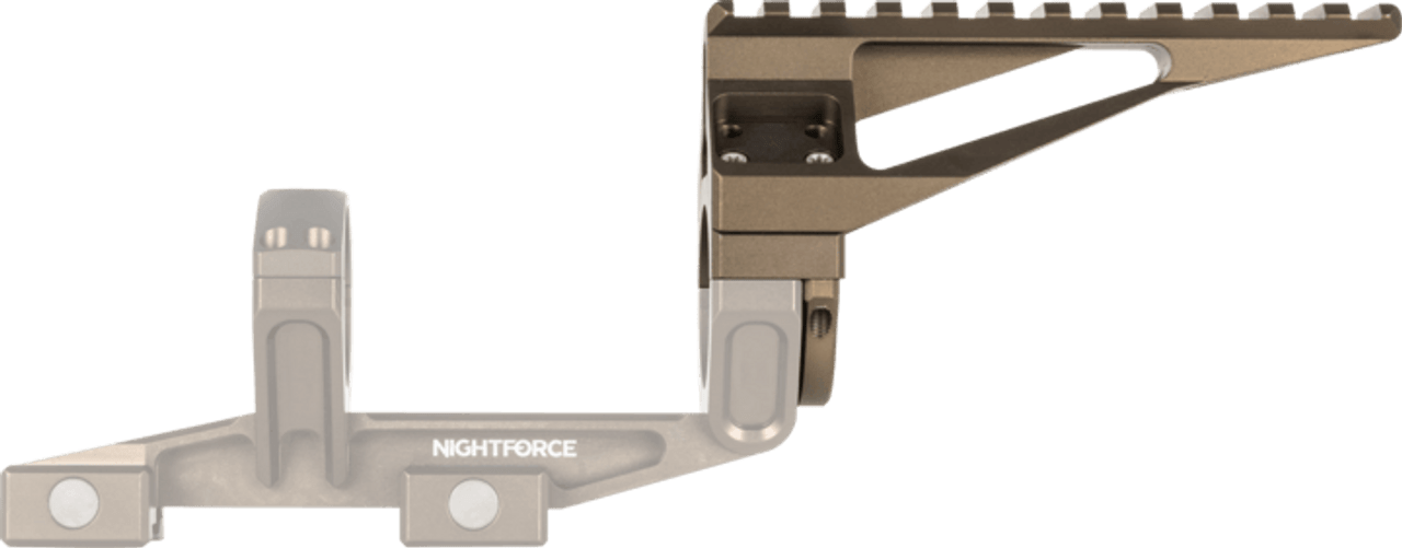 NIGHTFORCE RAIL ACCESSORY PLATFORM - IMPROVED 30MM - DARK EARTH
