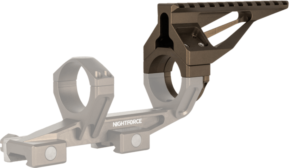 NIGHTFORCE RAIL ACCESSORY PLATFORM - IMPROVED 30MM - DARK EARTH