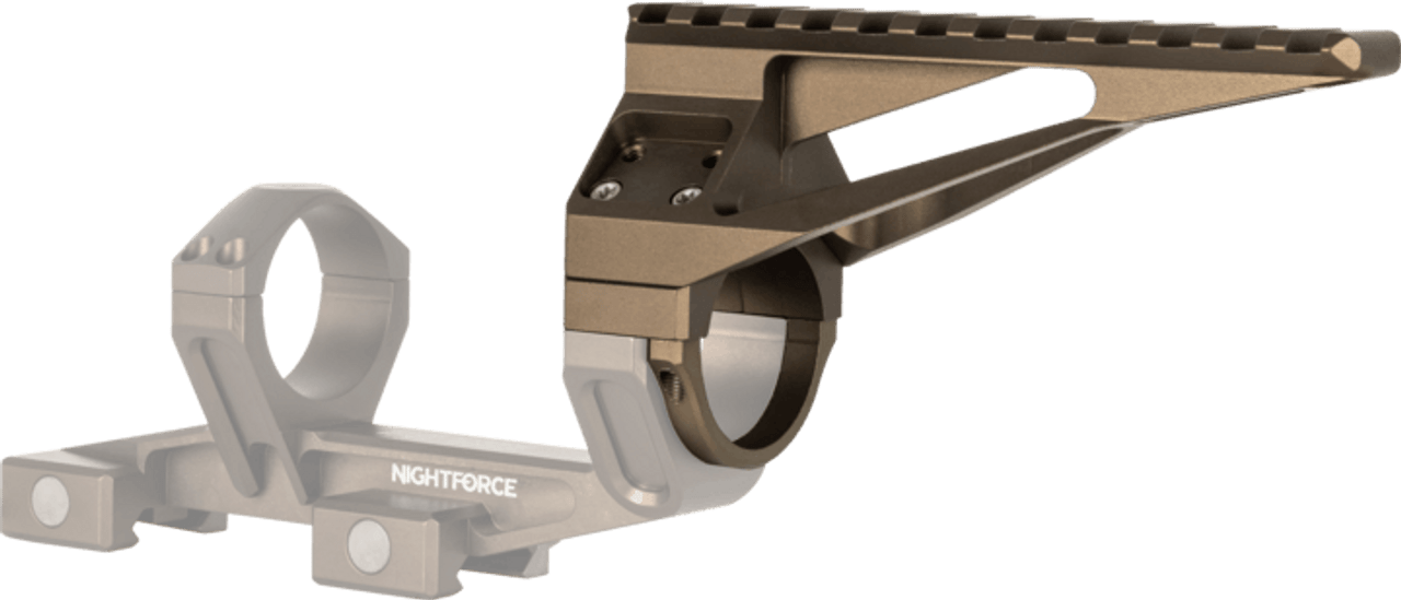 NIGHTFORCE RAIL ACCESSORY PLATFORM - IMPROVED 30MM - DARK EARTH