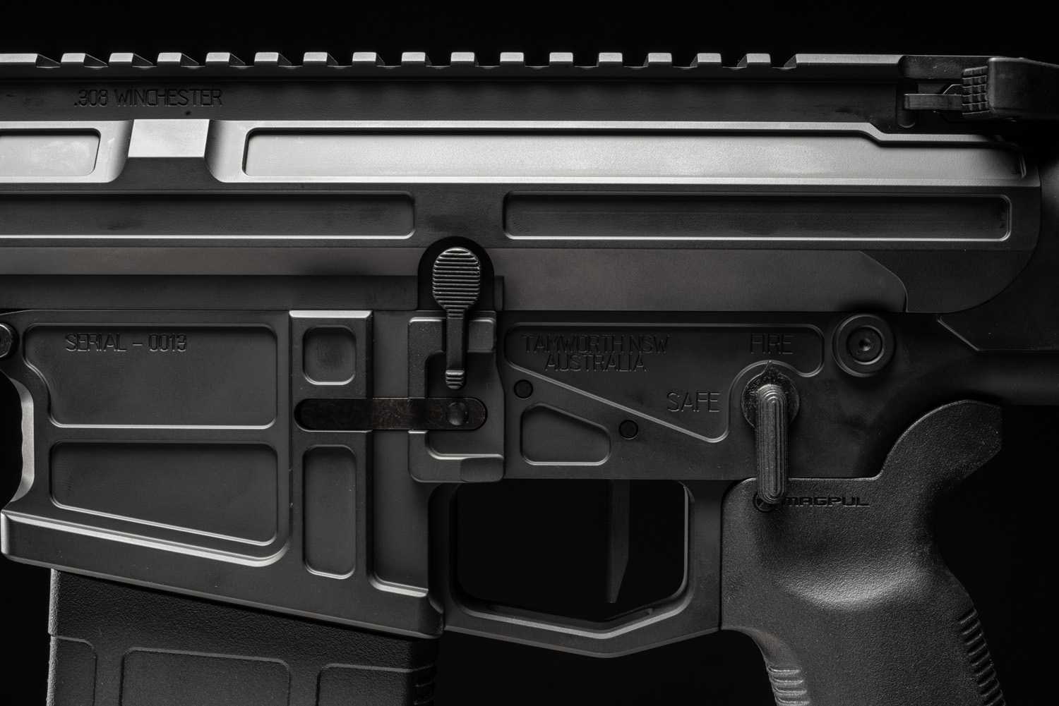 OCEANIA PRECISION REVOLT 18" SEMI AUTOMATIC .308WIN ARMOR BLACK  15" HANDGUARD 1X20RD PMAG  OCEANIA PRECISION REVOLT 18" SEMI AUTOMATIC .308WIN ARMOR BLACK  15" HANDGUARD 1X20RD PMAG