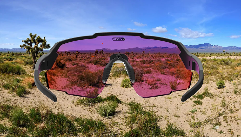 X-SIGHT SPORT FULCRUM SHOOTING GLASSES - ROSE DIAMOND  