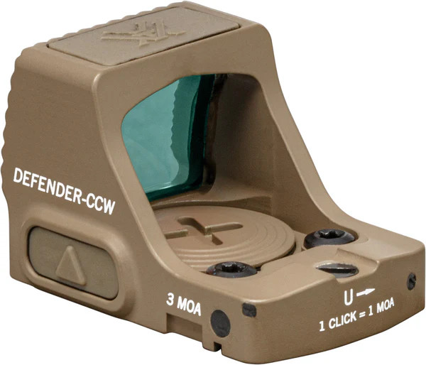 VORTEX DEFENDER CCW 3MOA RED DOT | THE OUTPOST ARMS & MUNITIONS
