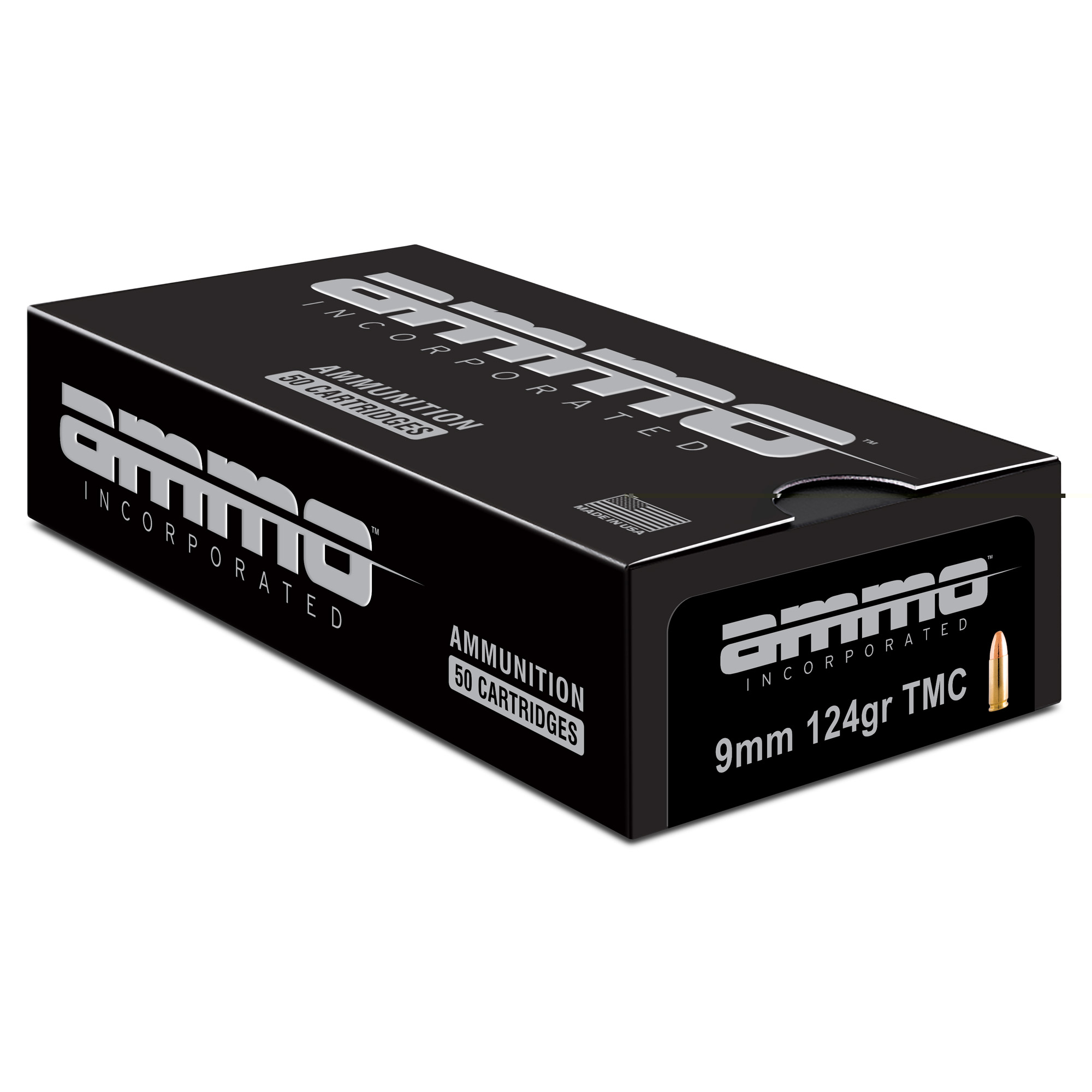 AMMO INC 9MM LUGER 124GR TMC 50PK