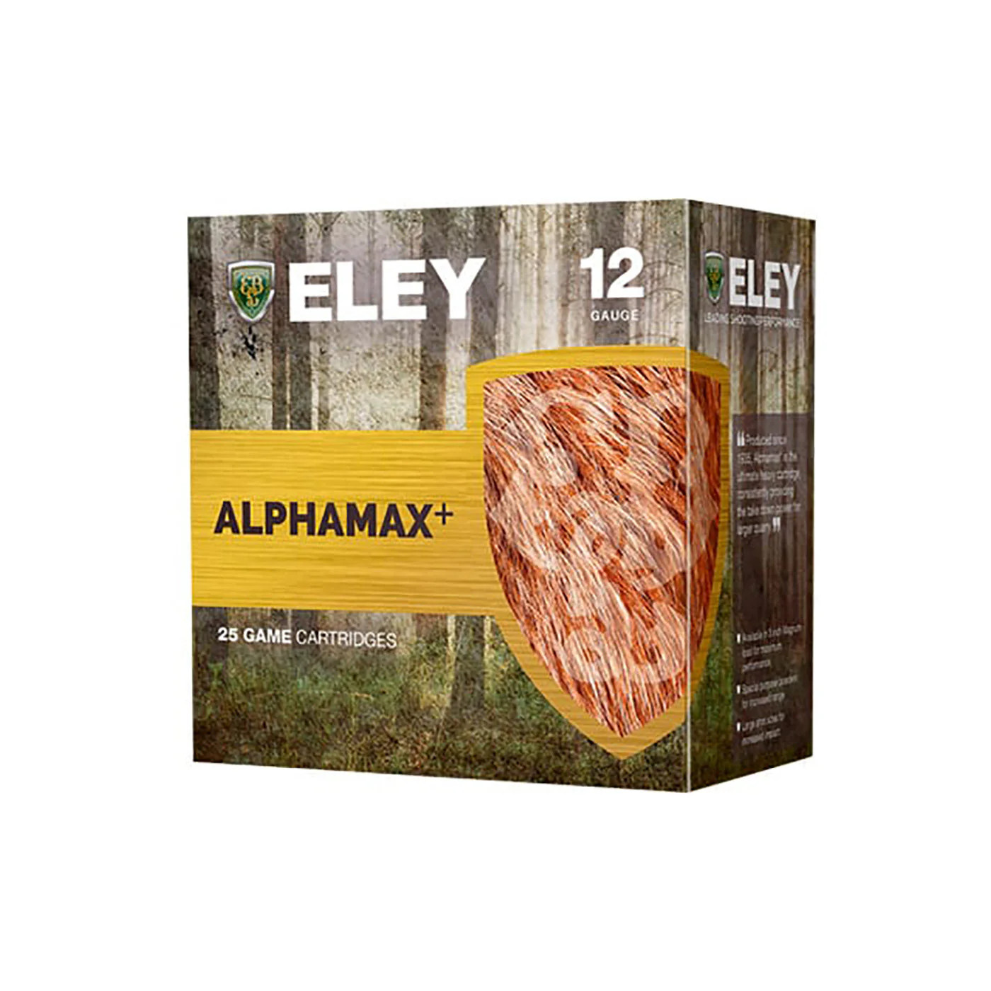 ELEY ALPHAMAX 12G 34GR OO SG 1241FPS 250 SLAB