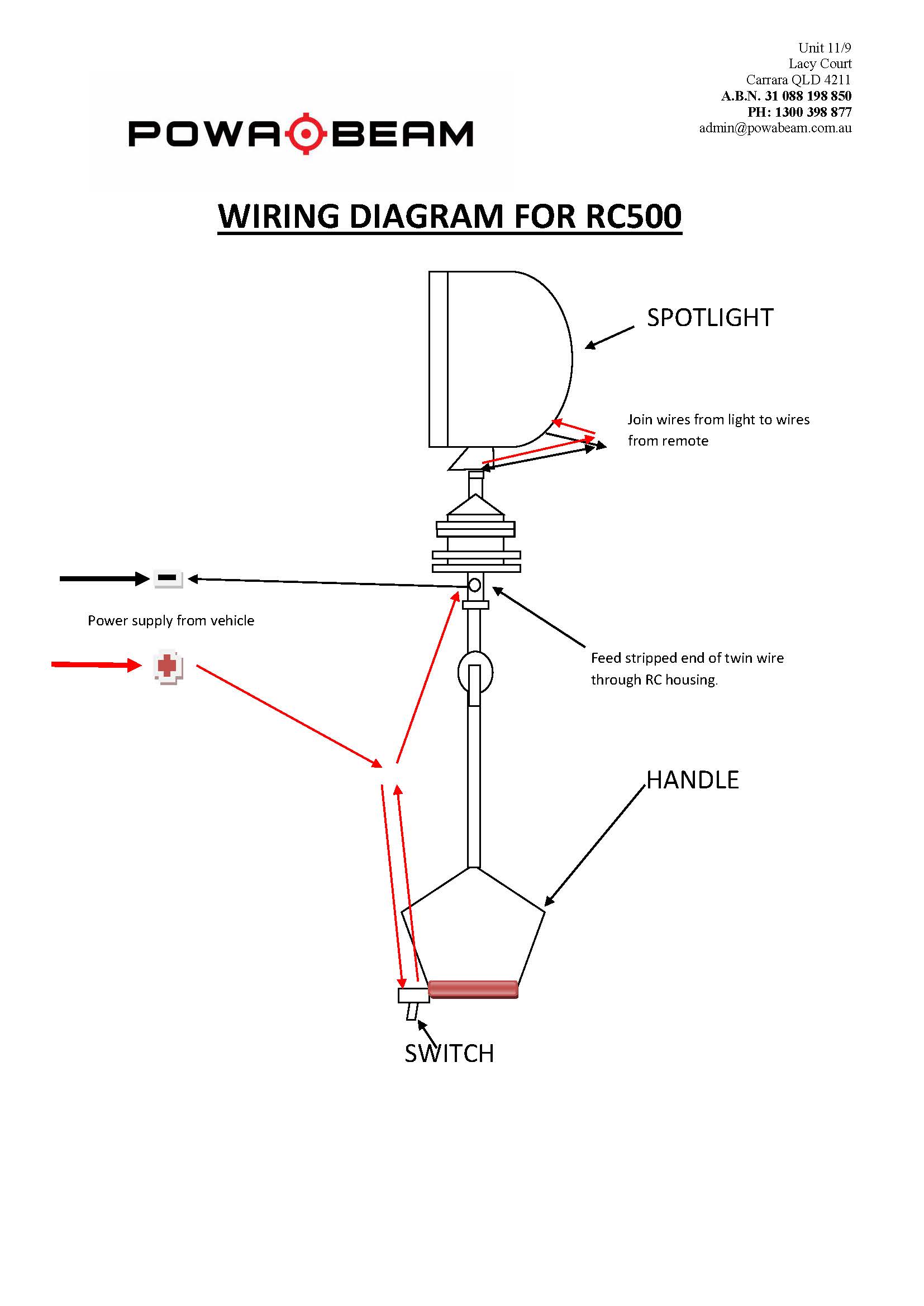 POWA BEAM QUICK DRAW REMOTE CONTROL V5 POWA BEAM QUICK DRAW REMOTE CONTROL V5