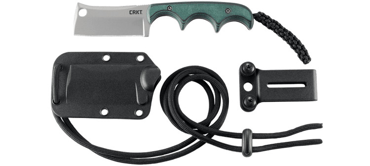CRKT MINIMALIST CLEAVER GREEN BLACK