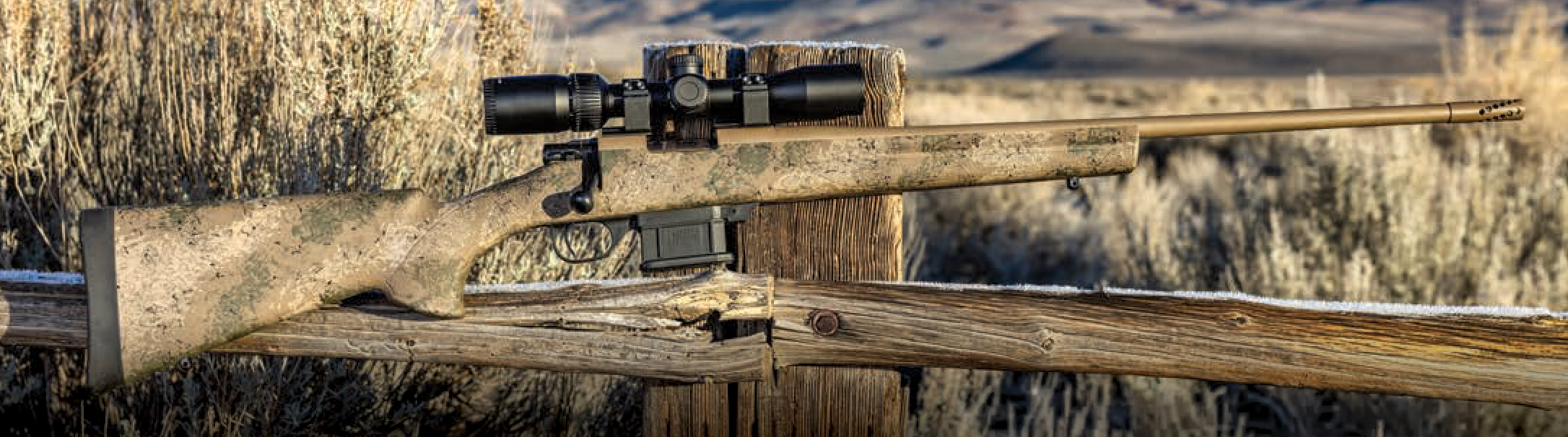 HOWA FENCE LINE M1500 MINI ACTION VARMINT LIGHT RIFLE PRAIRIE REAPER