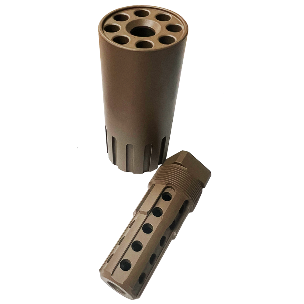 WARWICKS JACKETED MUZZLE BRAKE 1/2x28TPI