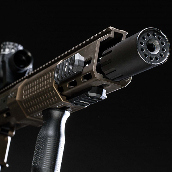 WARWICKS JACKETED MUZZLE BRAKE 5/8x24TPI