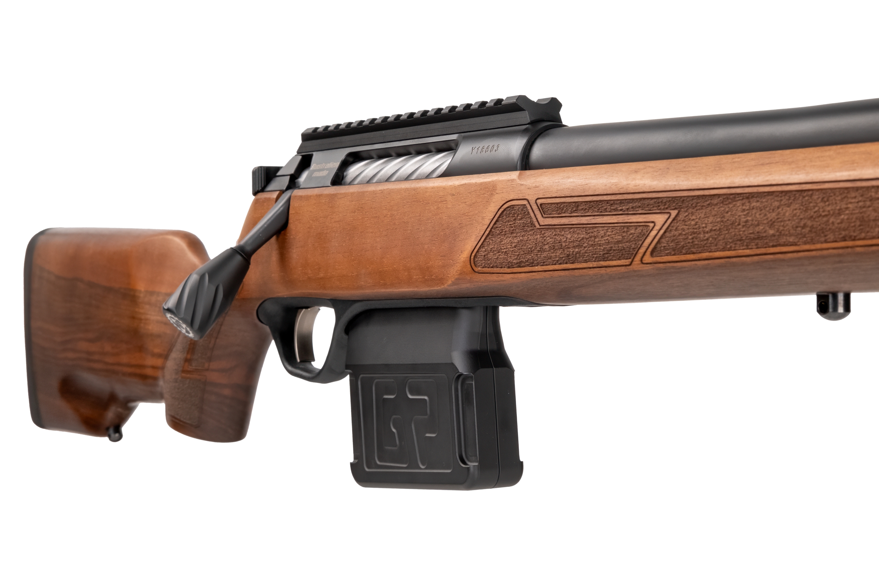 LITHGOW RIFLE 223REM RH LA102 VARMINT THRD UNEF 1/2 28 BLK