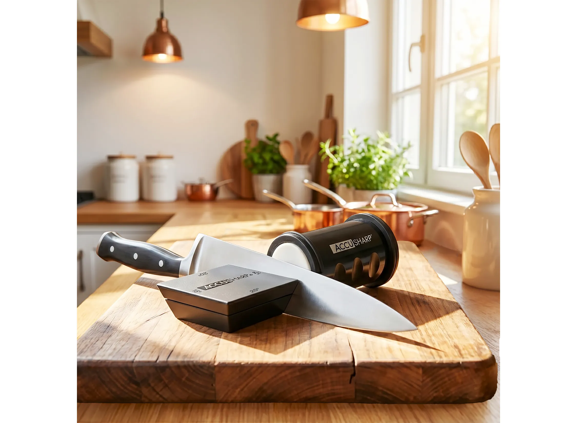 ACCUSHARP 2 STONE ROLLING KNIFE SHARPENER
