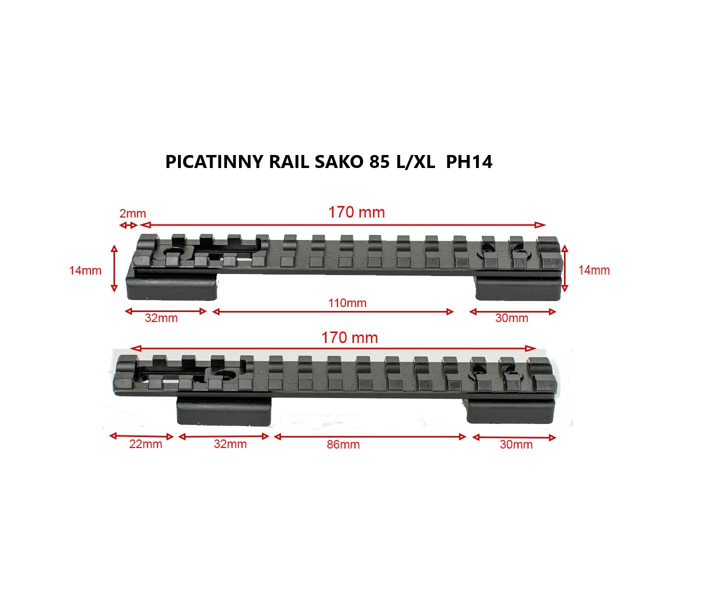 CONTESSA PIC RAIL SAKO 85 L/XL