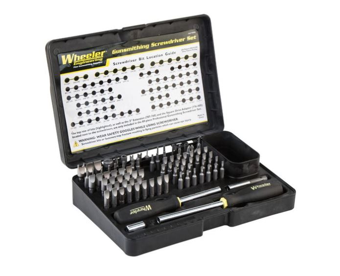 WHEELER 89 PIECE PROFESSIONAL GUNSMITHING SCREWDRIVER SET